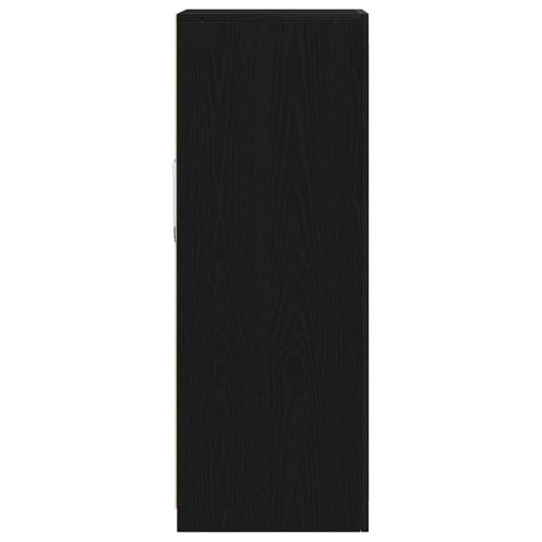Служебен шкаф Черно 41 x 37 x 100 см Инженерно дърво
