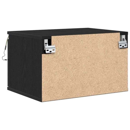 Стенен шкаф за нощно шкафче Черния дъб 50 x 36 x 30 см