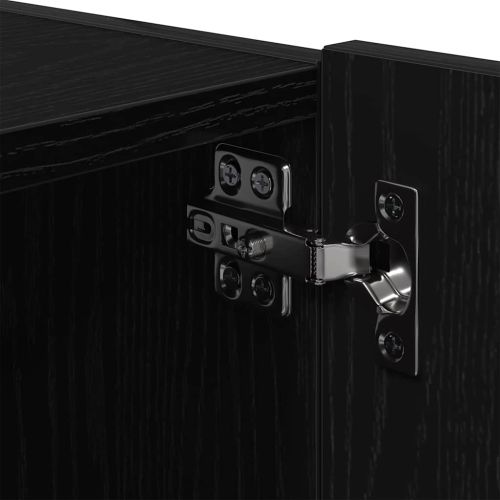 TV стенен шкаф Черния дъб 80 x 35 x 31 cm Инженерно дърво