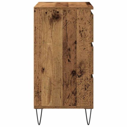 Служебен шкаф Старо дърво 60 x 35 x 70 cm Инженерно дърво