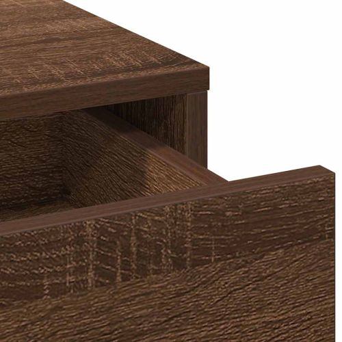 Тоалетка с чекмедже Кафяв дъб 50 x 41 x 135 см Инженерно дърво