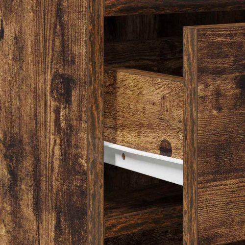 Служебен шкаф Опушен дъб 40 x 40.5 x 75 см Инженерно дърво