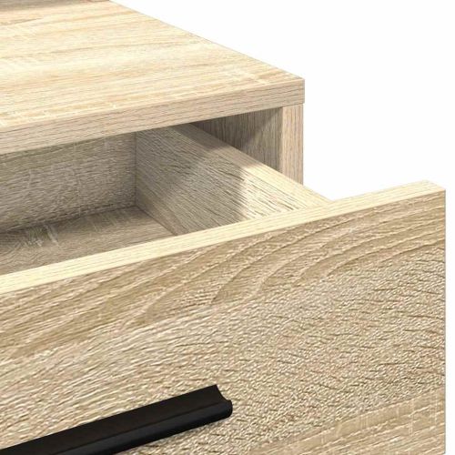 Тоалетка с чекмедже Сонома дъб 79 x 41 x 135 см Инженерно дърво