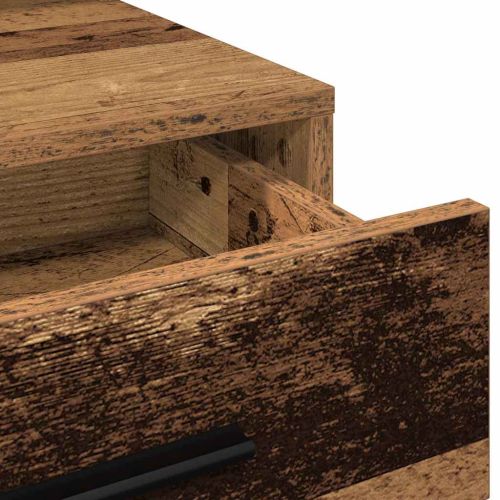 Тоалетка с рафт Старо дърво 79 x 41 x 135 см Инженерно дърво