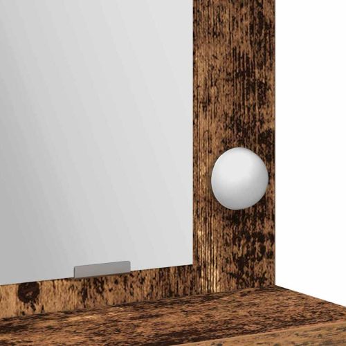 Тоалетка с рафт Старо дърво 79 x 41 x 135 см Инженерно дърво