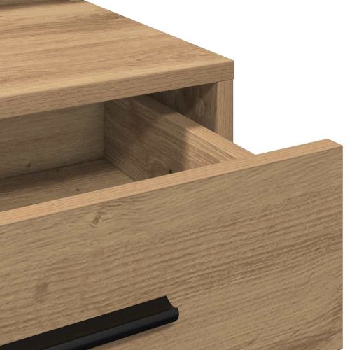 Тоалетка с чекмедже с рафт Дъб 79 x 41 x 135 см Инженерно дърво