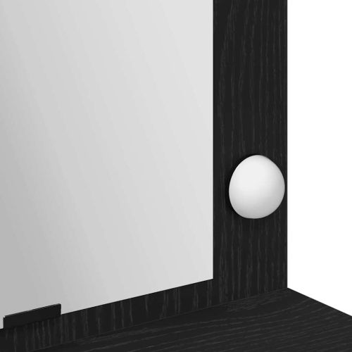 Тоалетка с рафт Черния дъб 100 x 41 x 135 см Инженерно дърво