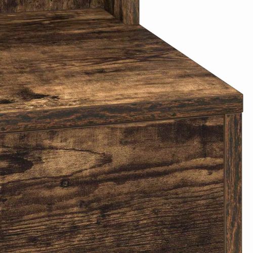 Тоалетка с рафт Димян дъб 100 x 41 x 135 см Инженерно дърво