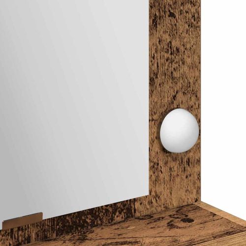 Тоалетка с рафт Старо дърво 100 x 41 x 135 см Инженерно дърво