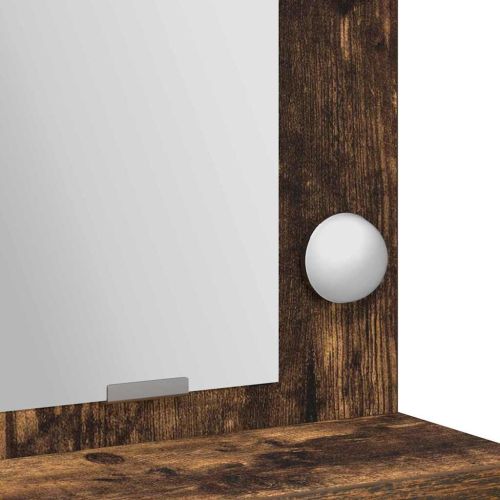 Тоалетка с рафт Димян дъб 75,5 x 41 x 135 см Инженерно дърво