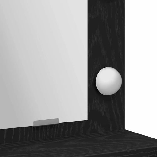 Тоалетка с рафт Черния дъб 50 x 41 x 135 см Инженерно дърво