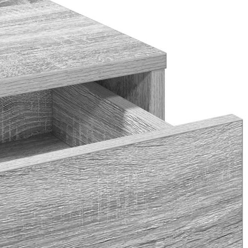 Тоалетка с чекмедже Сив Сонома 50 x 41 x 140 см Инженерно дърво