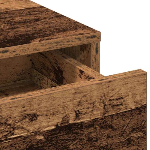 Тоалетка с рафт Старо дърво 50 x 41 x 140 см Инженерно дърво