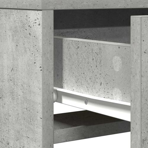 Тоалетка с чекмедже Сив 50 x 41 x 140 см Инженерно дърво