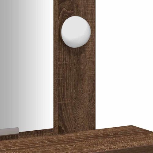 Тоалетка с чекмедже Кафяво 50 x 41 x 140 см Инженерно дърво