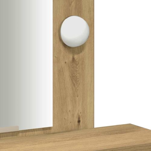 Тоалетка с чекмедже Кафяво 50 x 41 x 140 см Инженерно дърво