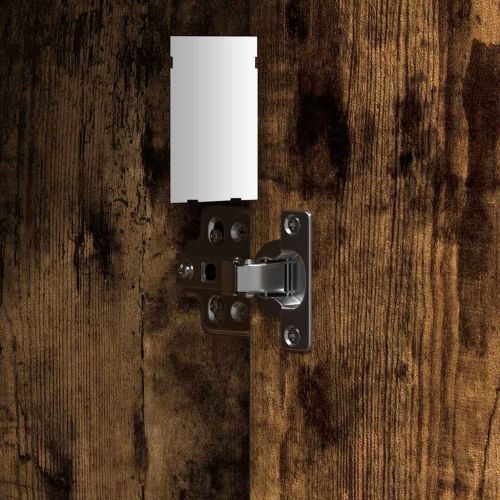 Тоалетка с врата Кафяво 102 x 33 x 135 см Инженерно дърво