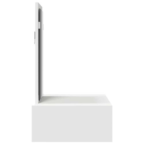 Тоалетка с чекмедже Бяло 60 x 40 x 70 см Инженерно дърво