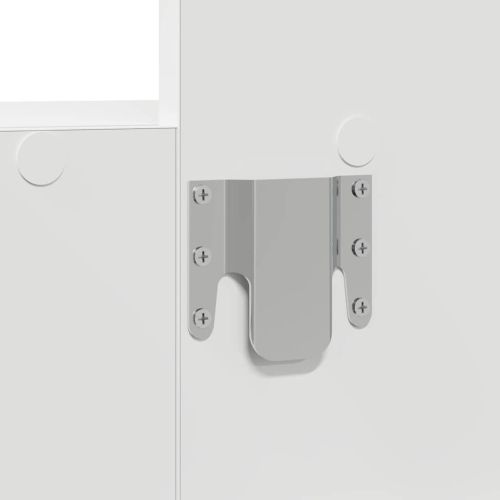 Тоалетка с чекмедже Бяло 60 x 40 x 70 см Инженерно дърво