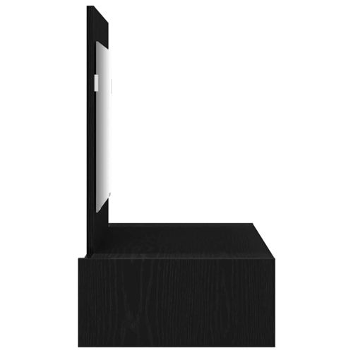 Тоалетка с чекмедже Черно 83 x 40 x 70 см Инженерно дърво