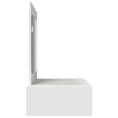 Тоалетка с чекмедже Бяло 100 x 40 x 70 см Инженерно дърво