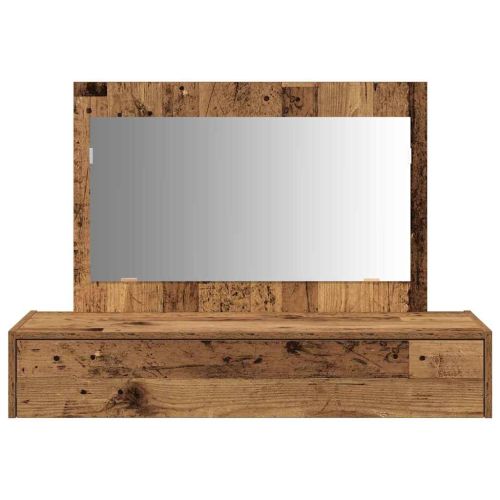 Тоалетка с чекмедже Кафяво 100 x 40 x 70 см Инженерно дърво