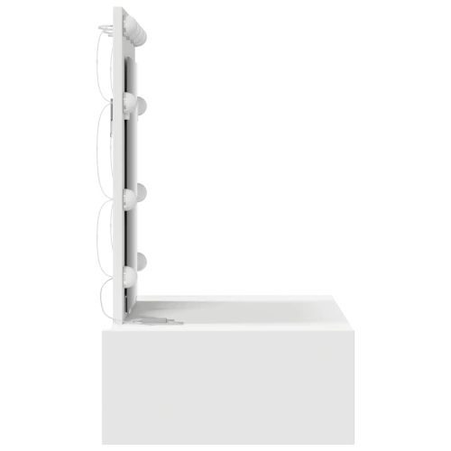 Тоалетка с чекмедже Бяло 60 x 40 x 70 см Инженерно дърво