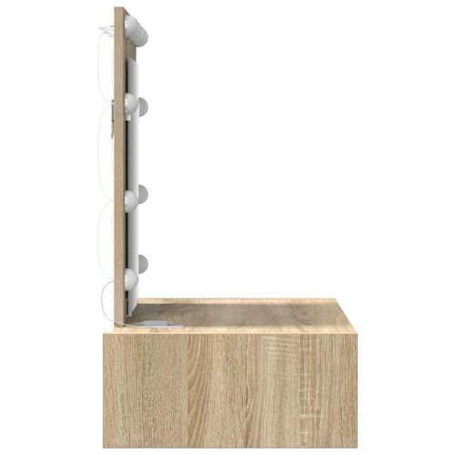 Тоалетка с чекмедже Кафяво 60 x 40 x 70 см Инженерно дърво