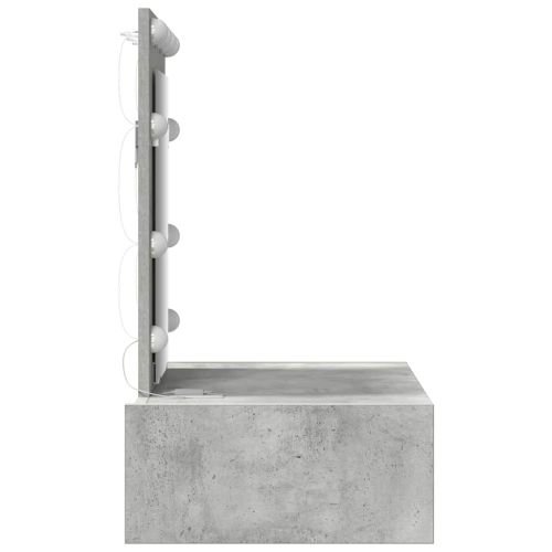 Тоалетка с чекмедже Сив 60 x 40 x 70 см Инженерно дърво