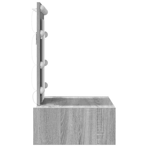 Тоалетка с чекмедже Сив 60 x 40 x 70 см Инженерно дърво