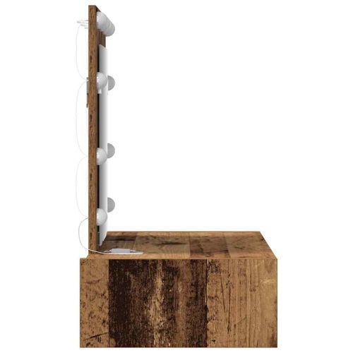 Тоалетка с чекмедже Кафяво 60 x 40 x 70 см Инженерно дърво