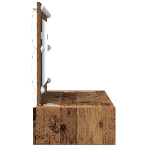 Тоалетка с чекмедже Кафяво 100 x 40 x 70 см Инженерно дърво