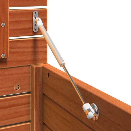 Кутия за съхранение със съхранение Кафяво с восъчно покритие