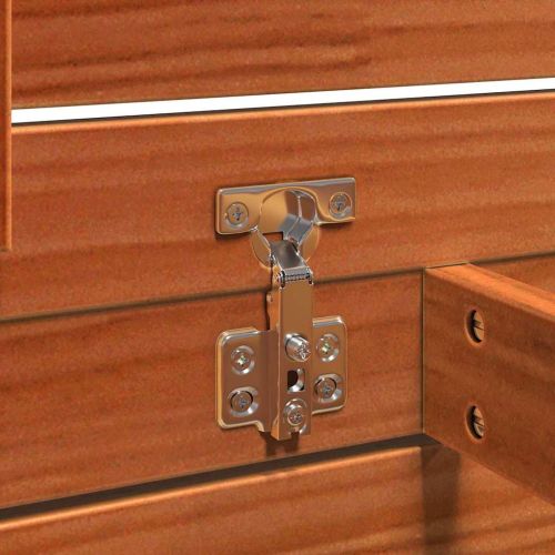 Кутия за съхранение със съхранение Кафяво с восъчно покритие