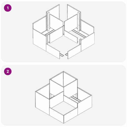 Градинска саксия Черно 100 x 100 x 60 см Стомана
