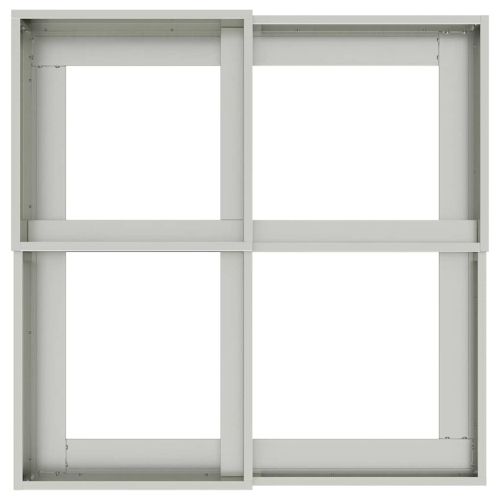 Градинска саксия Сребрист 100 x 100 x 60 см Поцинкована стомана