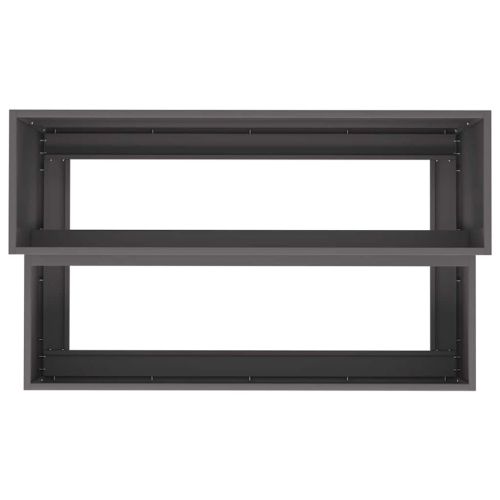 Градинска саксия Черно 100 x 60 x 45 см