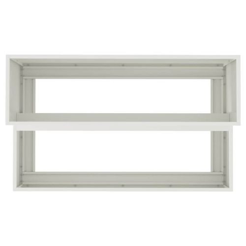 Градинска саксия Бяло 100 x 60 x 45 см