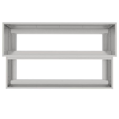 Градинска саксия Сребрист 100 x 60 x 45 см Неръждаема стомана