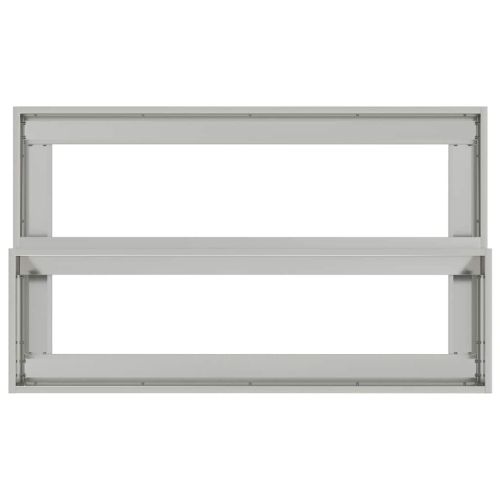 Градинска саксия Сребрист 100 x 60 x 45 см