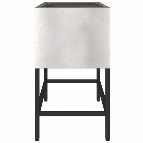 Повдигната градинска саксия Сребрист 60 x 26 x 45 см