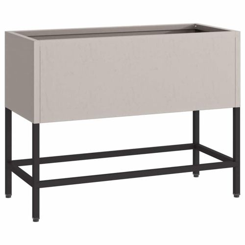 Повдигната градинска саксия Ръждясало 60 x 26 x 45 см