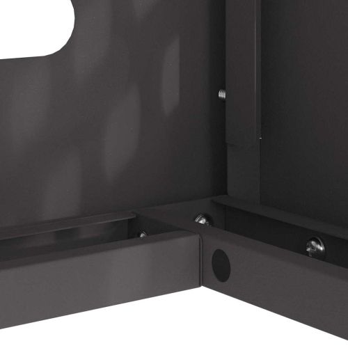 Покритие за климатик Черно 110 x 50 x 80 cm Стомана