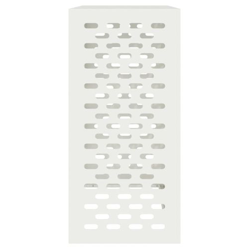 Покритие за климатик Бяло 110 x 50 x 105 см Стомана