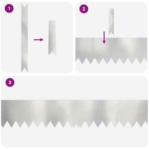 Ограда за трева 10 pcs Сребрист 100 x 0.05 x 20 см