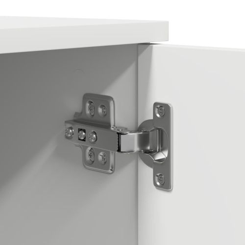 Шкаф за съхранение 2 pcs Бяло 127 x 41 x 40 см Инженерно дърво