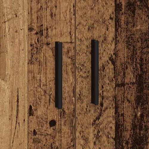 Шкаф за съхранение 2 pcs Старо дърво 118 x 41 x 40 см