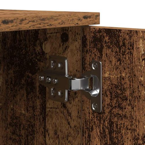 Шкаф за съхранение 2 pcs Старо дърво 118 x 41 x 40 см