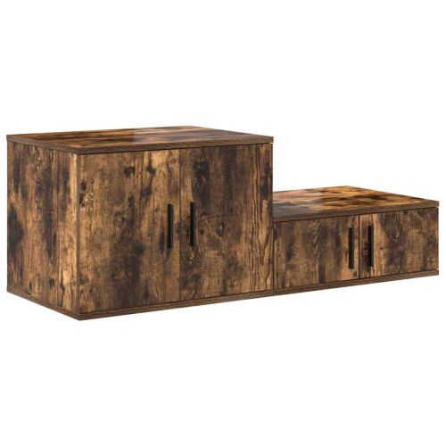 Шкаф за съхранение 2 pcs Димян дъб 108 x 41 x 40 см