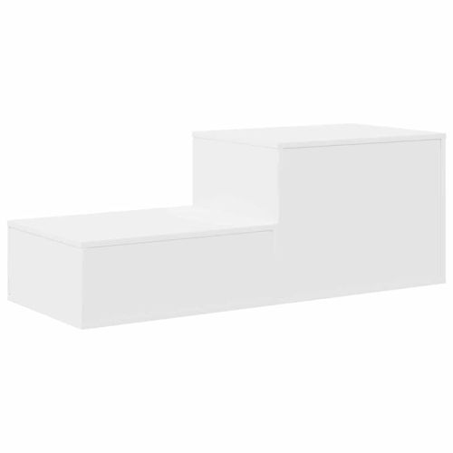 Шкаф за съхранение 2 pcs Бяло 103 x 41 x 40 см Инженерно дърво